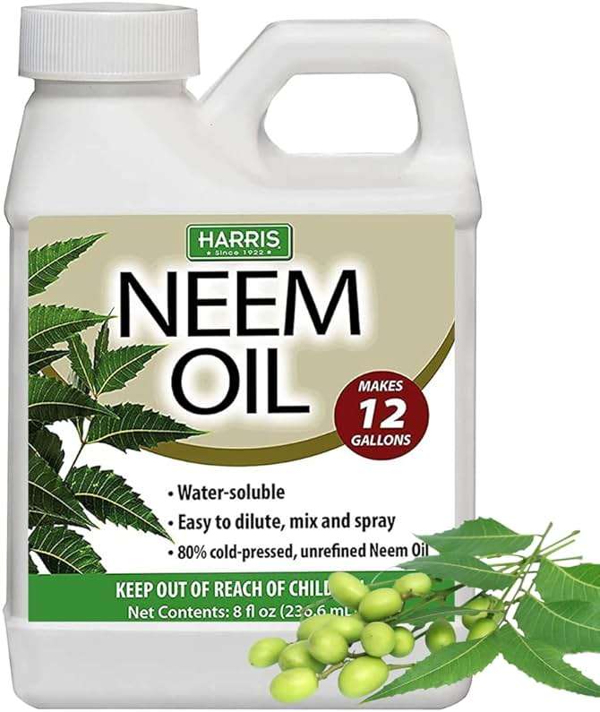 HARRIS Neem Oil Cold Pressed Water Soluble Concentrate, Makes 12 Gallons - Image 1