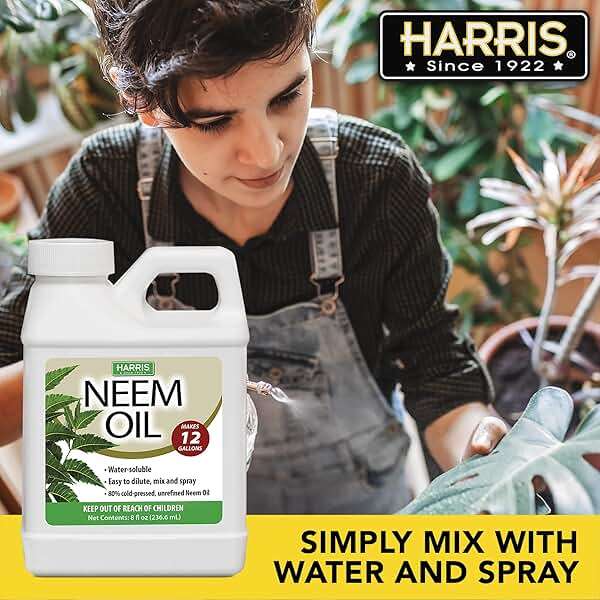 HARRIS Neem Oil Cold Pressed Water Soluble Concentrate, Makes 12 Gallons - Image 6