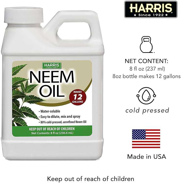 HARRIS Neem Oil Cold Pressed Water Soluble Concentrate, Makes 12 Gallons - Image 7