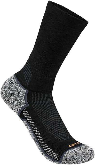 Carhartt Men's SC4223M Force Midweight Crew Sock 3 Pack - Image 2