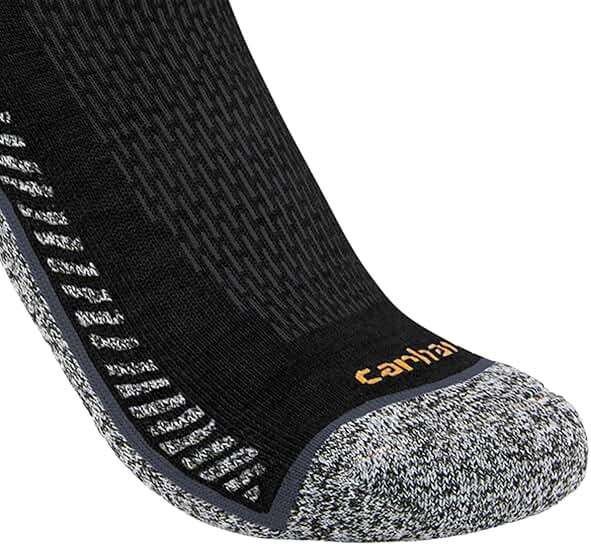 Carhartt Men's SC4223M Force Midweight Crew Sock 3 Pack - Image 4