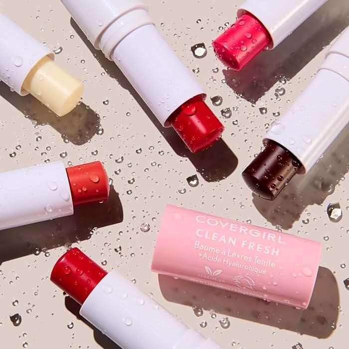 CoverGirl Clean Fresh Tinted Lip Balm, Vegan Formula, Hydrating, Natural Finish, Life is Pink, 1 Count - Image 8