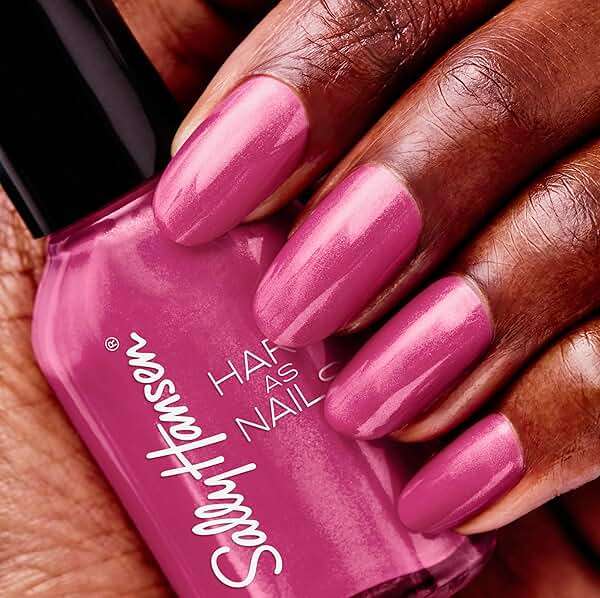 Sally Hansen Hard as Nails, Garnet Attention, Long Lasting, Chip Resistant, Opaque, Shiny Red Nail Polish - Image 3