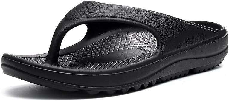 shevalues Orthopedic Sandals for Women Arch Support Recovery Flip Flops Pillow Soft Summer Beach Shoes - Image 1