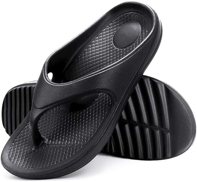 shevalues Orthopedic Sandals for Women Arch Support Recovery Flip Flops Pillow Soft Summer Beach Shoes - Image 2