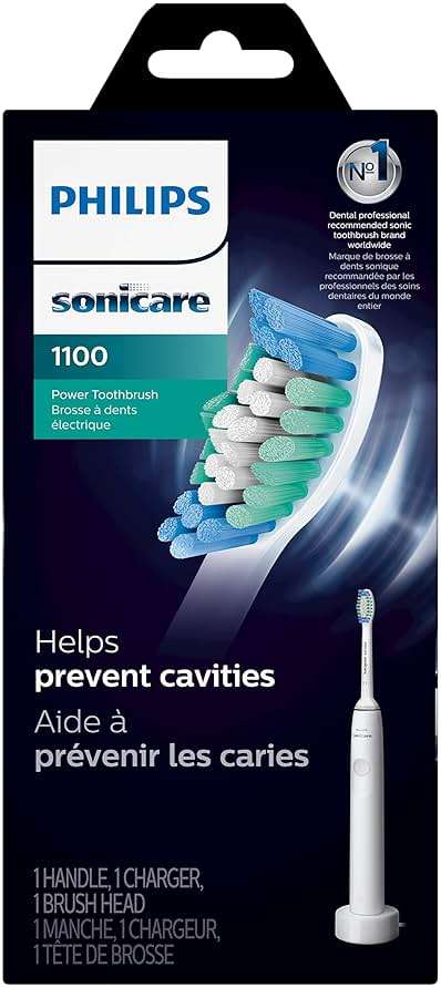 Philips Sonicare 1100 Series Electric Toothbrush - Sonic Toothbrush with Advanced Sonic Technology, EasyStart, Smartimer & Quadpacer, White, Model HX3641/02 - Image 13