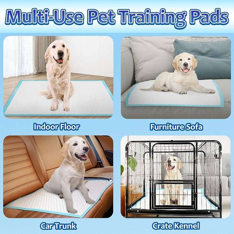 Dogcator XL Puppy Pads 40 Count, Thicken Pee Pads for Dogs, 28"x34" Dog Pee Pads Extra Large, Disposable Urine Bed Pads for Doggy, Potty Pads for Doggie, Large Dog Pads, Piddle Pads X-Large - Image 7