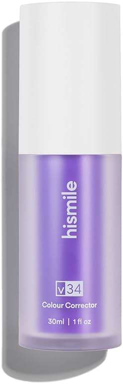 Hismile v34 Colour Corrector, Tooth Stain Concealer, Teeth Whitening Booster, Purple Toothpaste, Color Correcting Technology, V34, Tooth Colour Corrector - Image 1