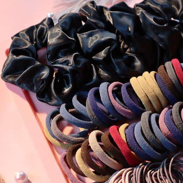 YANRONG 755PCS Hair Accessories for Woman Set Seamless Ponytail Holders Variety Hair Scrunchies Hair Bands Scrunchy Hair Ties For Thick and Curly (Mix) - Image 7
