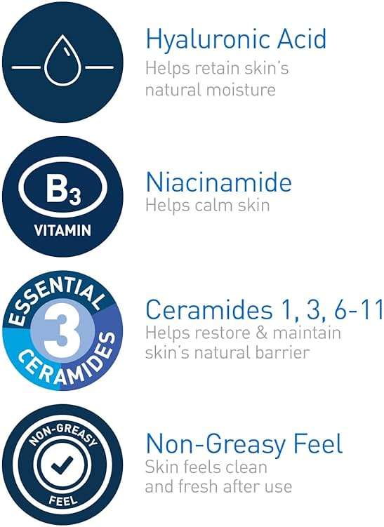 CeraVe Hydrating Toner for Face Non-Alcoholic with Hyaluronic Acid, Niacinamide, and Ceramides for Sensitive Dry Skin, Fragrance-Free Non Comedogenic, Full Size, 6.8 Fl Oz - Image 4