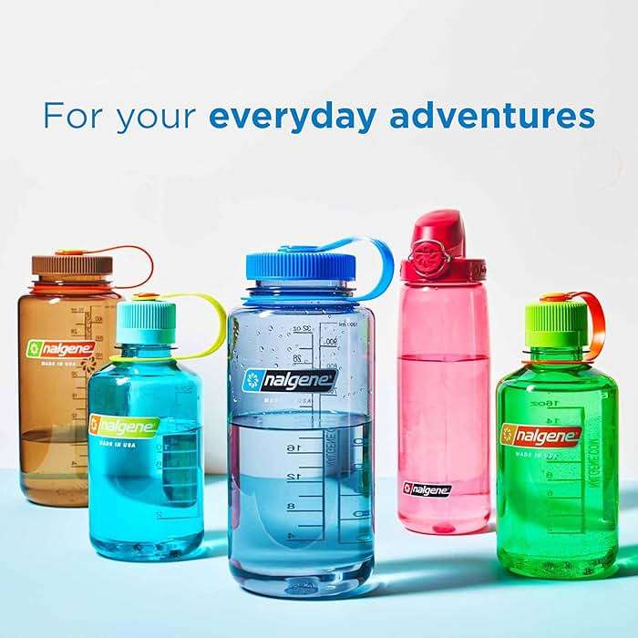 Nalgene 32 oz Narrow Mouth Water Bottle | BPA-Free, Durable & Leak Proof, Lghtweght Bottle for Hkng, Gym & Travel, Eggplant - Image 3