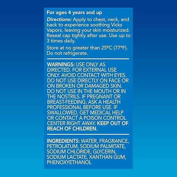 Vicks VapoStick, Solid Balm, No Mess, Soothing Non-Medicated Vicks Vapors, Easy-To-Use No-Touch Applicator, Quick Dry, Lightweight Skin Feel, 1.25oz x 2 - Image 12