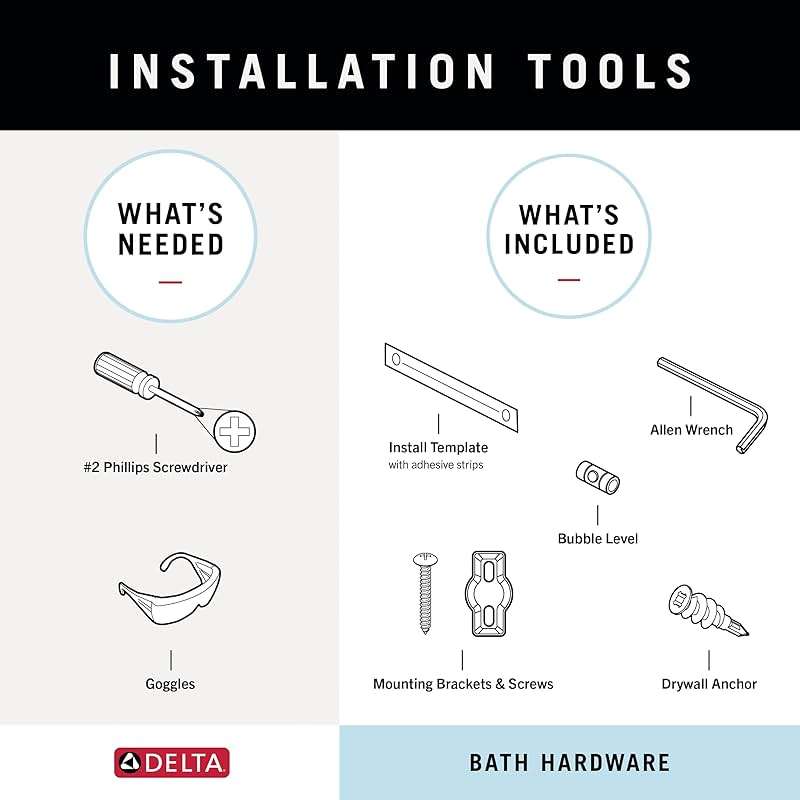Delta ARV64-DN Arvo 4-Piece Bath Hardware Set 18-in Towel Bar w/ 6-in Extender, Toilet Paper Holder, Towel Ring, Hook, Brushed Nickel - Image 10