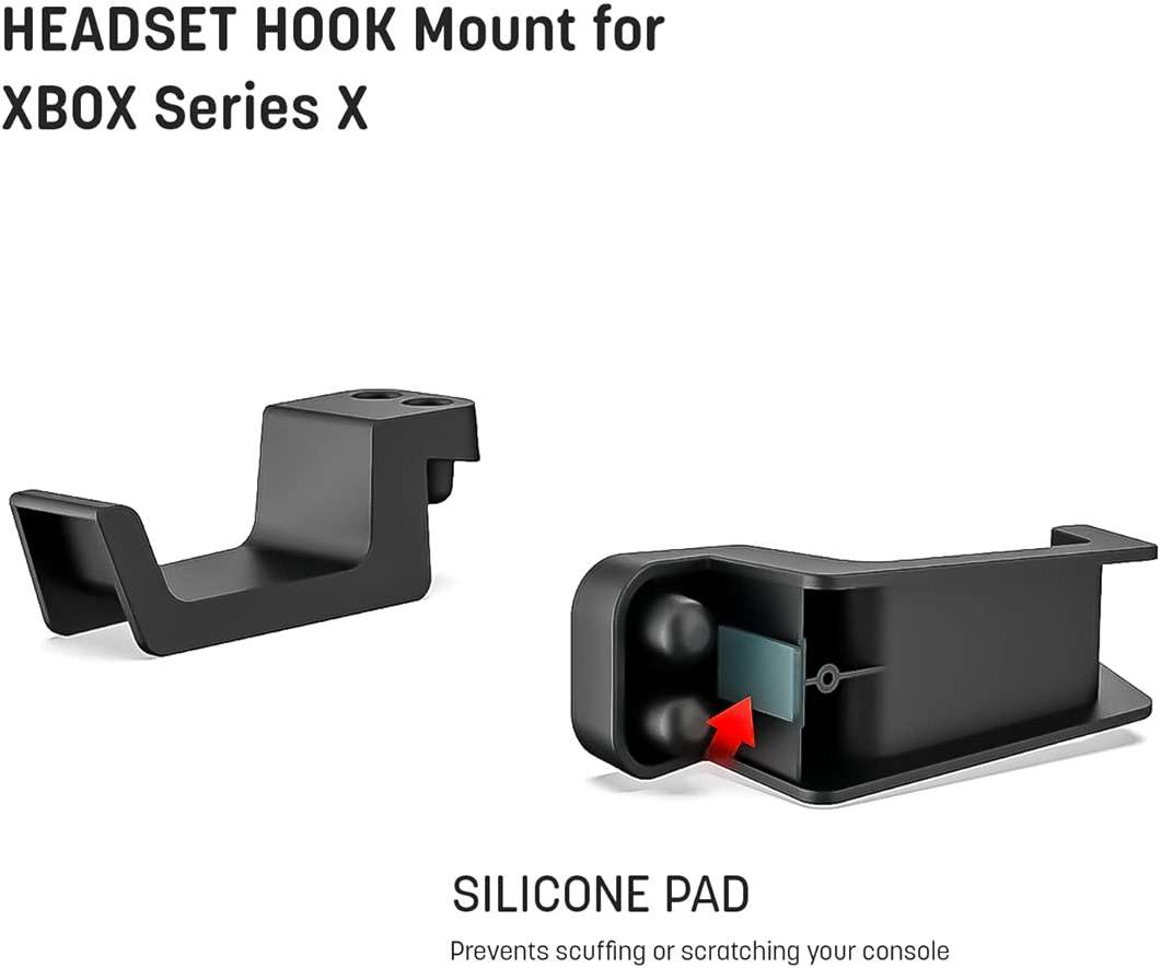 ADZ Gaming Xbox Headset Stand, Headphone Hook for Xbox Series X Headset - Image 4