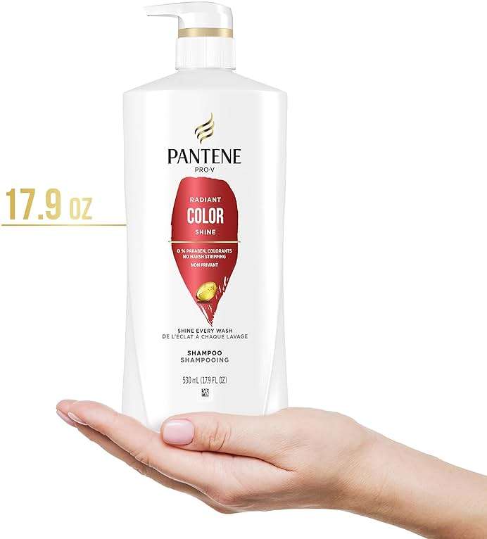 PANTENE PRO-V Radiant Color Shine Shampoo, 17.9oz/530mL - Image 8