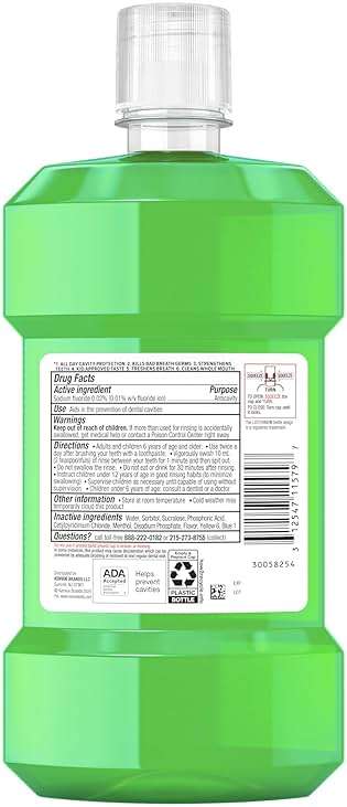 Listerine Total Care Kids Mouthwash, ADA Accepted, Alcohol-Free Anticavity Fluoride Mouthwash, Oral Rinse for Cavity Protection and Fresh Breath, Mint Shield Flavor, 500 mL - Image 9