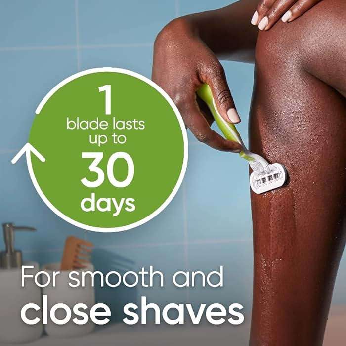 Gillette Venus Extra Smooth 4 count, plus Gillette Venus Extra Smooth Sensitive 2 count, 5-Bladed Women's Razor Blade Refills - Image 3