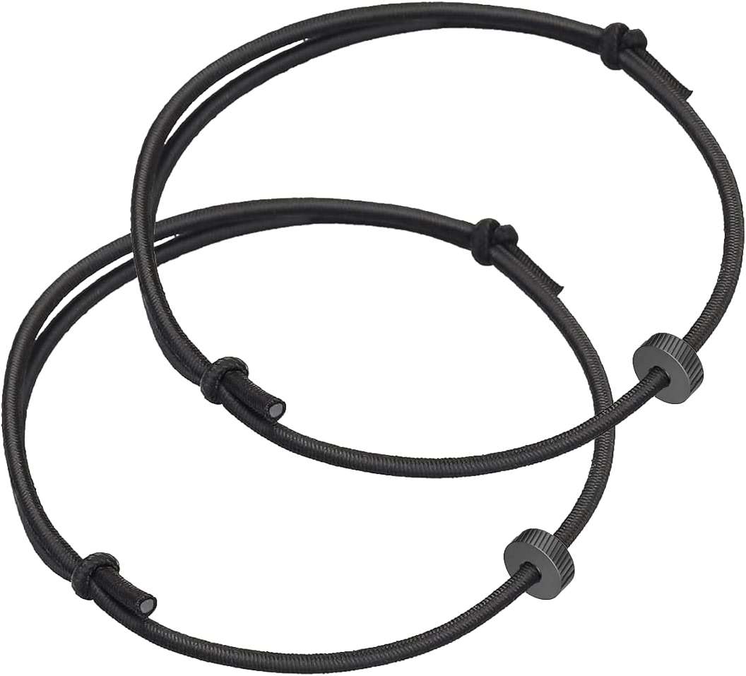2Pcs Bracelet Car Window Breaker,Car Glass Breaker Wrist Strap with Tungsten Carbide Bead,Car Emergency Escape Tool,Car Safety Bracelet Tempered Glass Breaker Rescue Tool,Portable Vehicle Rapid Escape - Image 1