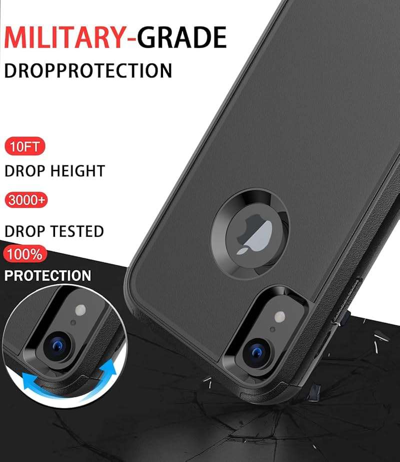 Diverbox for iPhone Xr Case [Shockproof] [Dropproof] [Dust-Proof],Heavy Duty Protection Phone Case Cover for Apple iPhone XR - Image 2