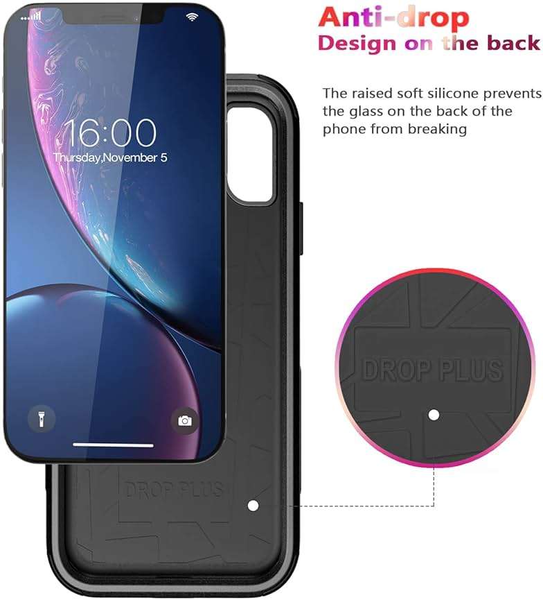 Diverbox for iPhone Xr Case [Shockproof] [Dropproof] [Dust-Proof],Heavy Duty Protection Phone Case Cover for Apple iPhone XR - Image 4