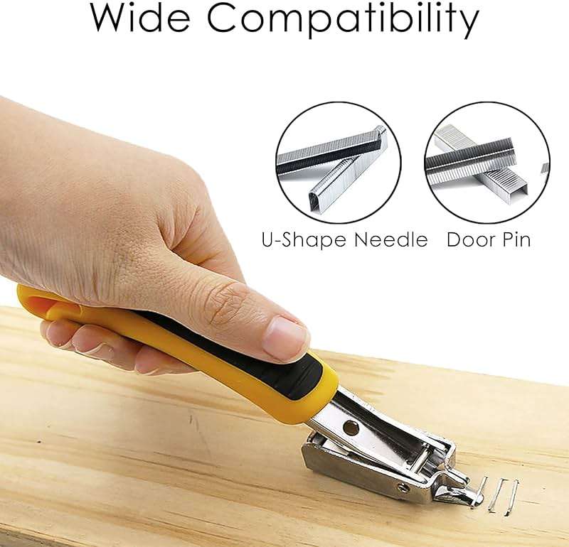 GEARLINTON Staple Remover Heavy Duty Upholstery Staple Puller Tool with Ergonomic Handle for Furniture, Carpet, Carton, Floor (2 Pack, Yellow) - Image 6