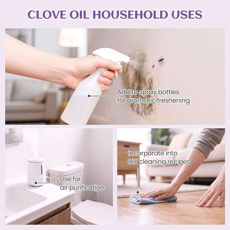 EVOKE OCCU Clove Oil for Teeth and Gums - Oral Care, Toothache Relief & Fresh Breath - DIY Mouthwash - 4 Fl Oz - Image 5