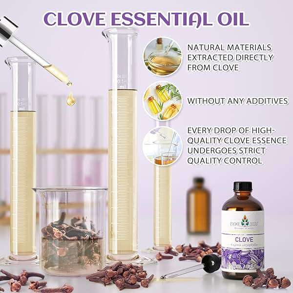 EVOKE OCCU Clove Oil for Teeth and Gums - Oral Care, Toothache Relief & Fresh Breath - DIY Mouthwash - 4 Fl Oz - Image 8