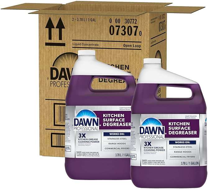 Dawn PRO Kitchen Surface Degreaser, Bulk Cleaning Spray Refills for Oil and Grease Buildup in Commercial Kitchens, 1 gal (Case of 2) - Image 1