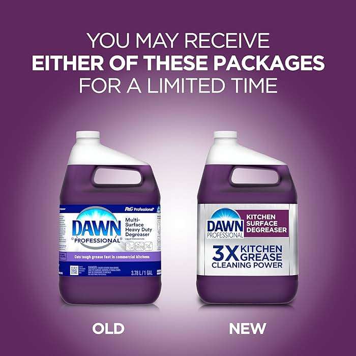 Dawn PRO Kitchen Surface Degreaser, Bulk Cleaning Spray Refills for Oil and Grease Buildup in Commercial Kitchens, 1 gal (Case of 2) - Image 2