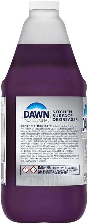 Dawn PRO Kitchen Surface Degreaser, Bulk Cleaning Spray Refills for Oil and Grease Buildup in Commercial Kitchens, 1 gal (Case of 2) - Image 11