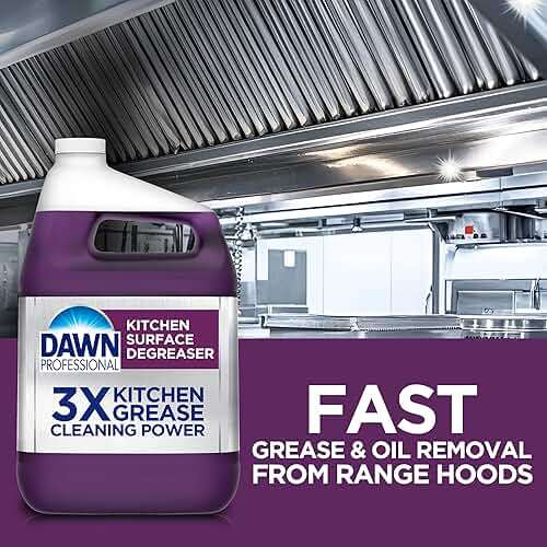 Dawn PRO Kitchen Surface Degreaser, Bulk Cleaning Spray Refills for Oil and Grease Buildup in Commercial Kitchens, 1 gal (Case of 2) - Image 4