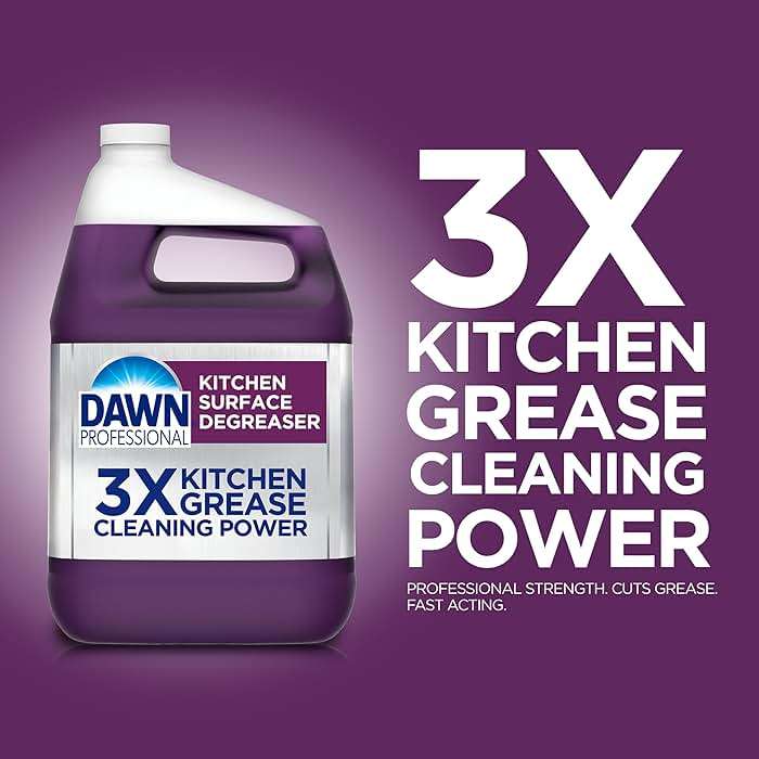 Dawn PRO Kitchen Surface Degreaser, Bulk Cleaning Spray Refills for Oil and Grease Buildup in Commercial Kitchens, 1 gal (Case of 2) - Image 6