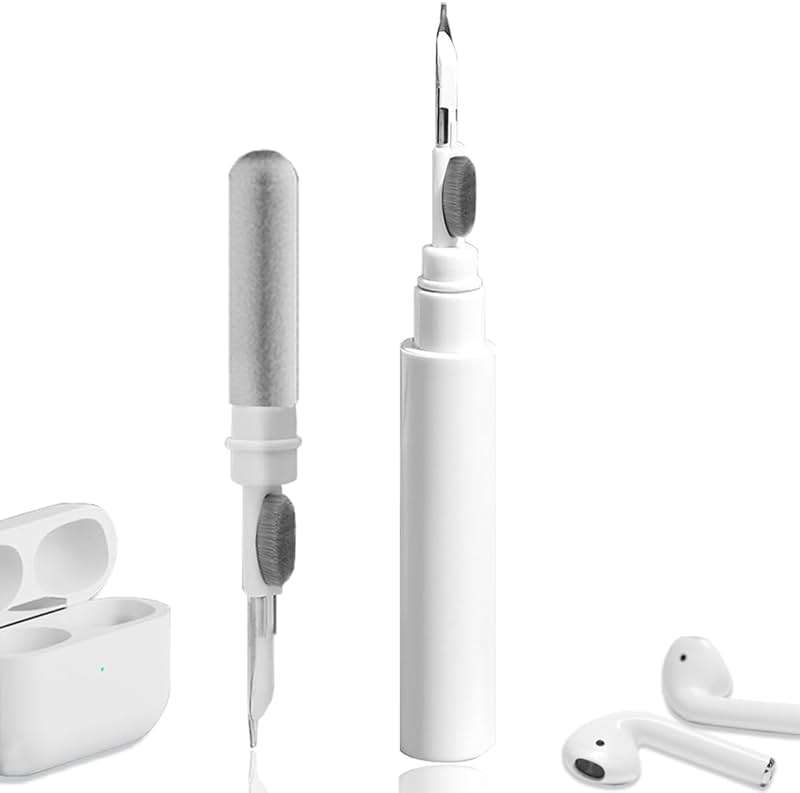 Cleaner Kit for Airpods,Earbuds Cleaning kit for Airpods Pro 1 2 3, Multi-Function Cleaning Tool with Brush for Wireless Earphones Bluetooth Headphones Camera and iPhone(White) - Image 7