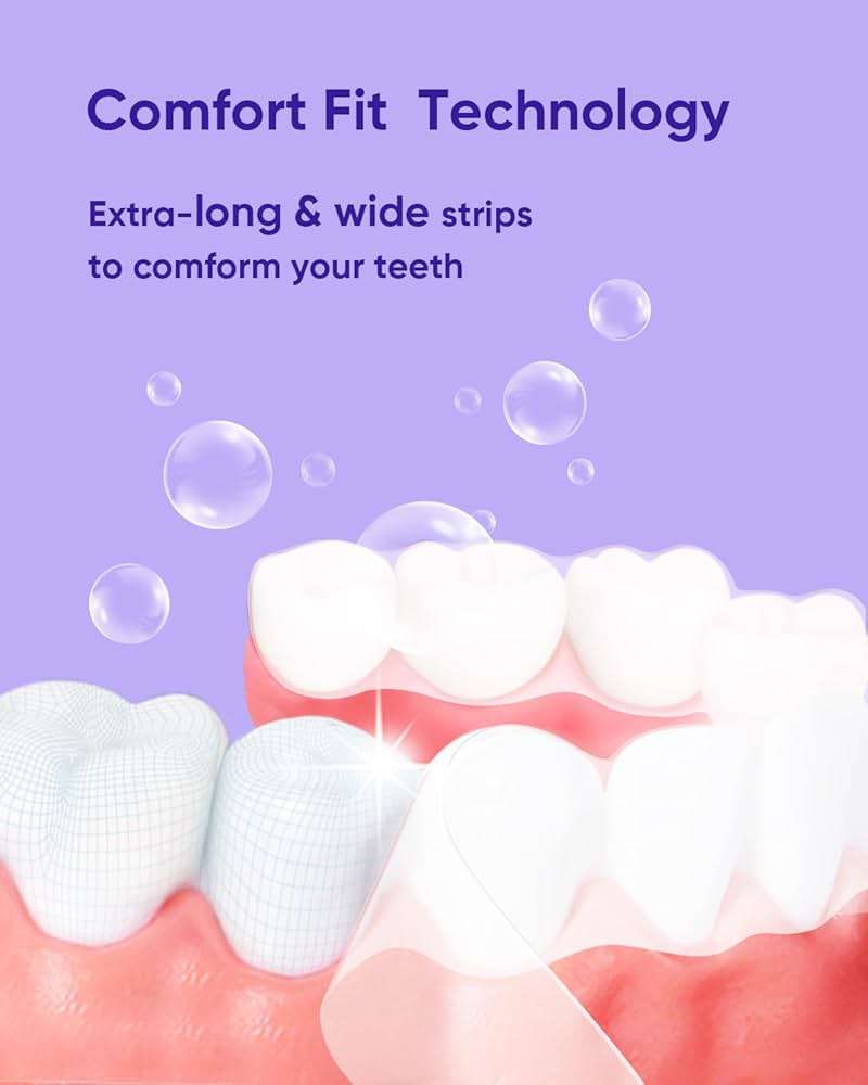 MySmile Non-Sensitive 10 Treatment Whitening Strips Kit with LED Light Tray 10 Min Fast Remove Coffee Wine Tobacco 20 Years of Stains Whitening Tooth Care Oral Safe for Enamel - Image 4