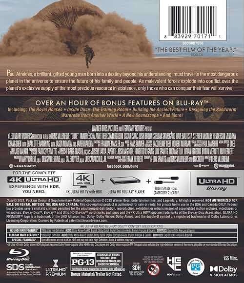 Dune (4k Ultra HD + Blu-ray) [4K UHD] - Image 3