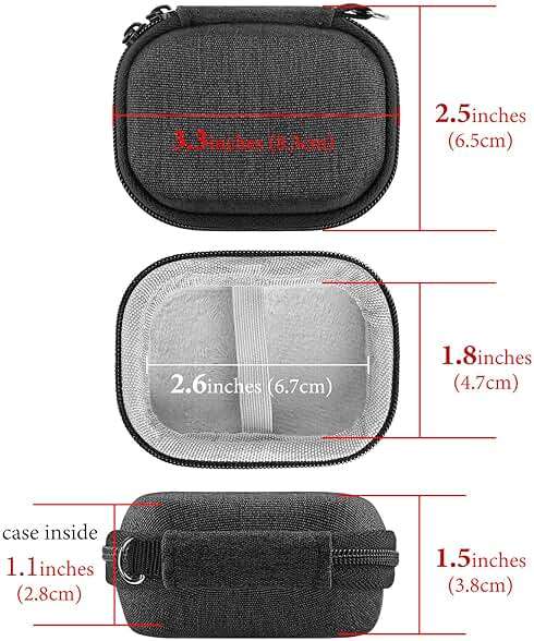 Geekria Shield Earbuds Case Compatible with Sony WF-1000XM6, LinkBuds Open, LinkBuds Fit, WF-1000XM4 True Wireless Earbud, Replacement Hard Shell Travel Carrying Bag with Carabiner Clip - Image 4