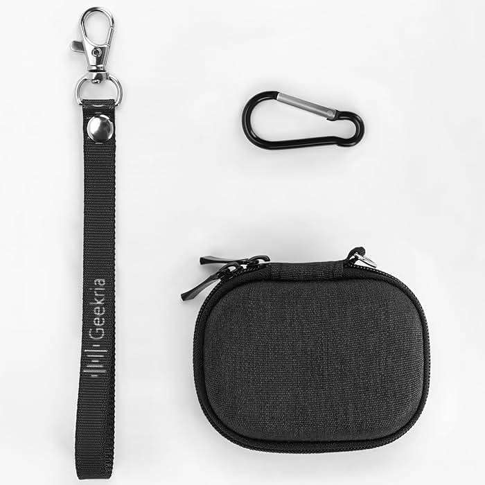 Geekria Shield Earbuds Case Compatible with Sony WF-1000XM6, LinkBuds Open, LinkBuds Fit, WF-1000XM4 True Wireless Earbud, Replacement Hard Shell Travel Carrying Bag with Carabiner Clip - Image 5
