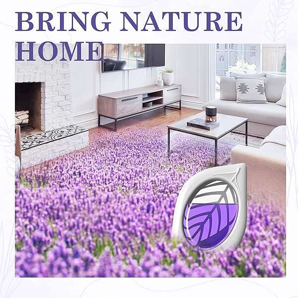 Air Freshener for Home, 4 Pack, Lavender, Odor Eliminator for Small Area Closets Bathroom Pets Strong Odor, Up to 120 Days - Image 4