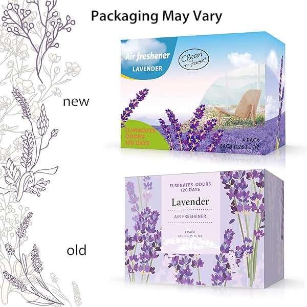 Air Freshener for Home, 4 Pack, Lavender, Odor Eliminator for Small Area Closets Bathroom Pets Strong Odor, Up to 120 Days - Image 5