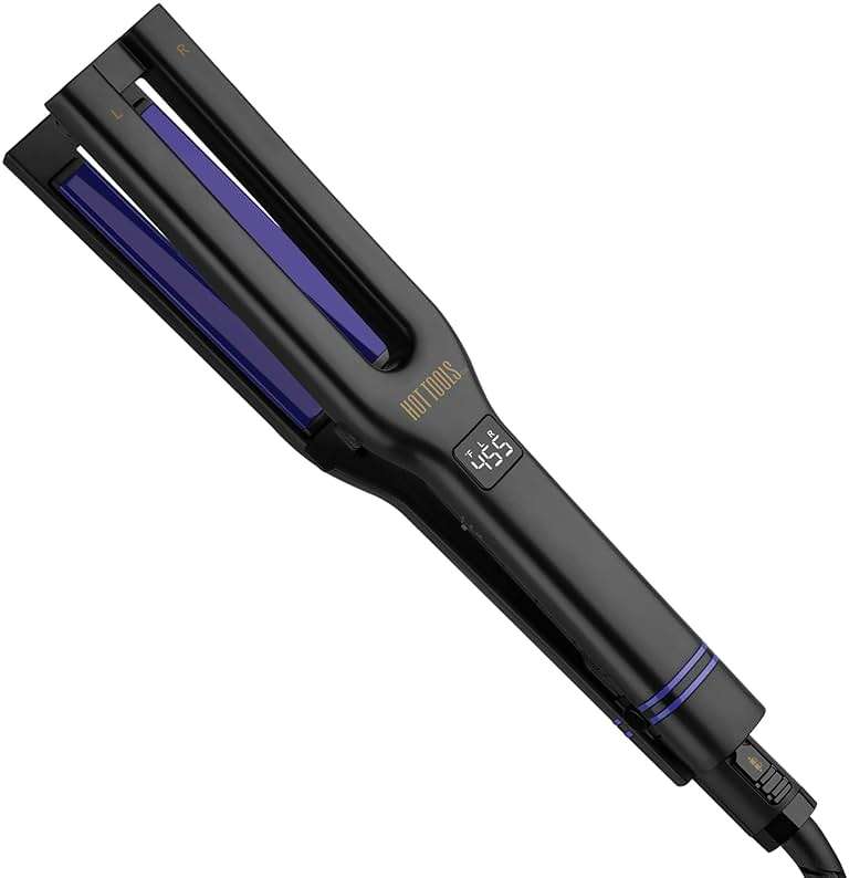 HOT Tools Pro Signature Dual Plate Flat Iron Four 1/2 Inch Plates - Image 1