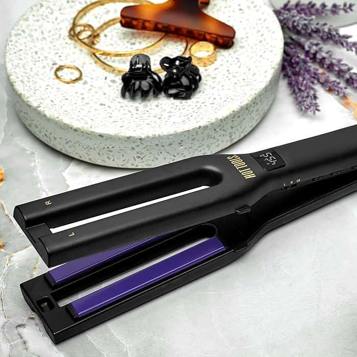 HOT Tools Pro Signature Dual Plate Flat Iron Four 1/2 Inch Plates - Image 6