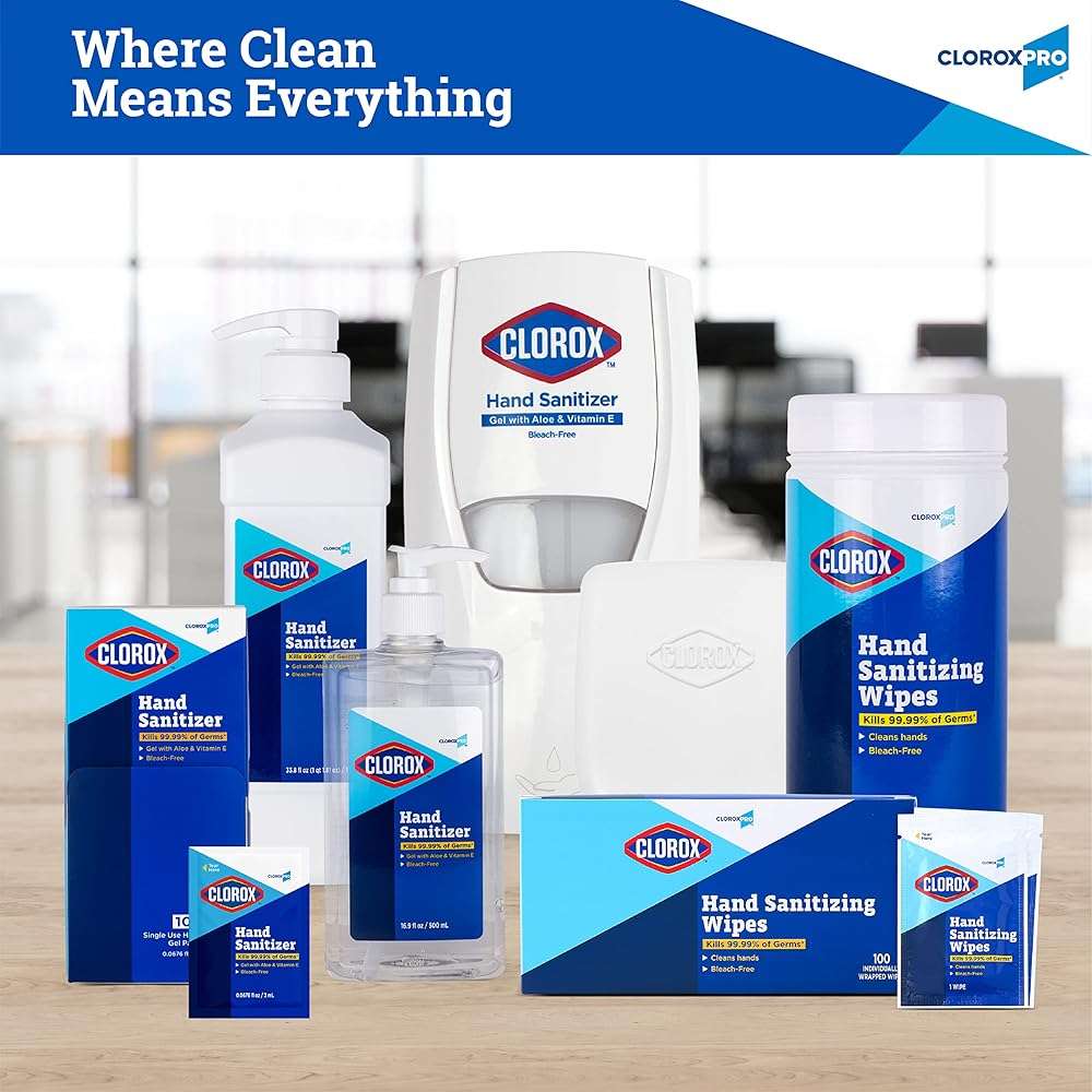 Clorox Pro Alcohol Free Hand Sanitizer Wipes with BZK, Gentle Bleach-Free Sanitizing Wipes for Hands - 0.13% BZK Formula, FDA Registered, Resealable Bulk Canister, 270 Count - Image 5