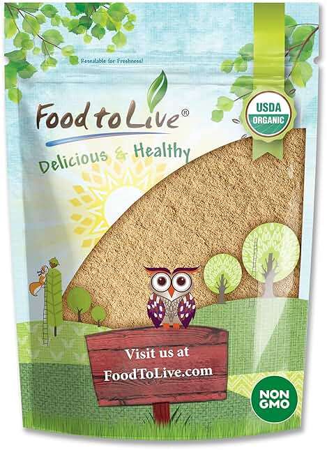 Food to Live Organic Amla Berry Powder (Amalaki), 1 Pound Non-GMO Indian Gooseberry, Raw, Pure, Finely Ground, Kosher, Vegan. Rich in Antioxidant, Vitamin C. Great for Smoothies, Shakes, Yogurt - Image 1
