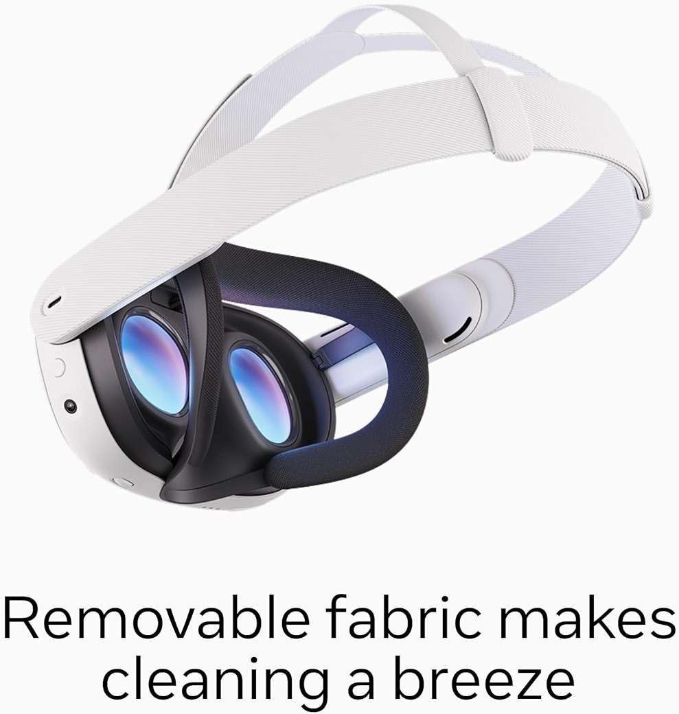 Meta Quest 3 Open Facial Interface — Works with Meta Quest 3 — Keeps Physical Room in Sight — Increases Visibility and Comfort - Image 4