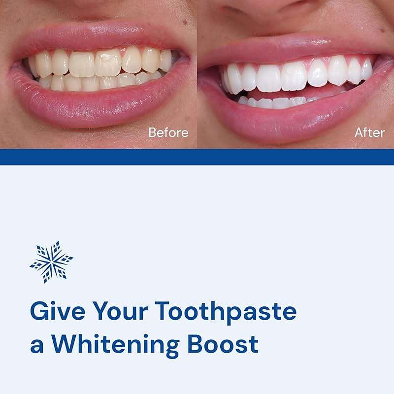 SNOW Magic Powder Teeth Whitening Booster for Any Toothpaste | Hydroxyapatite Sodium Bicarbonate and Botanical Blend | for Surface Stains | Peroxide Free | Lavender Mint - Image 2