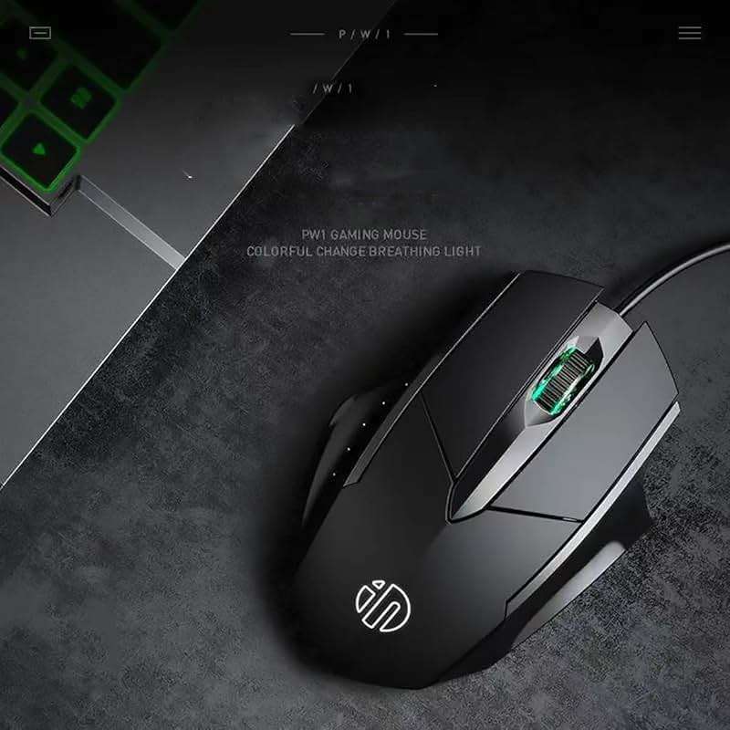 Censprin USB Computer Mouse Wired, Silent Click Corded Mouse 3-Button Wired Optical Mouse, Office and Home Mice, Ergonomic Shape for Windows Computers, Macs, iPad, PC and Laptops - Image 6