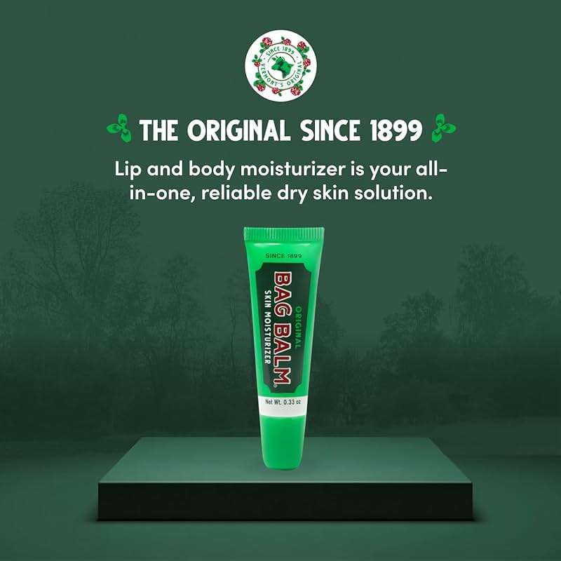 Bag Balm Original Skin Moisturizer Gift Box - 0.33oz, 4 Pack of Lip Balm Tubes - Image 2