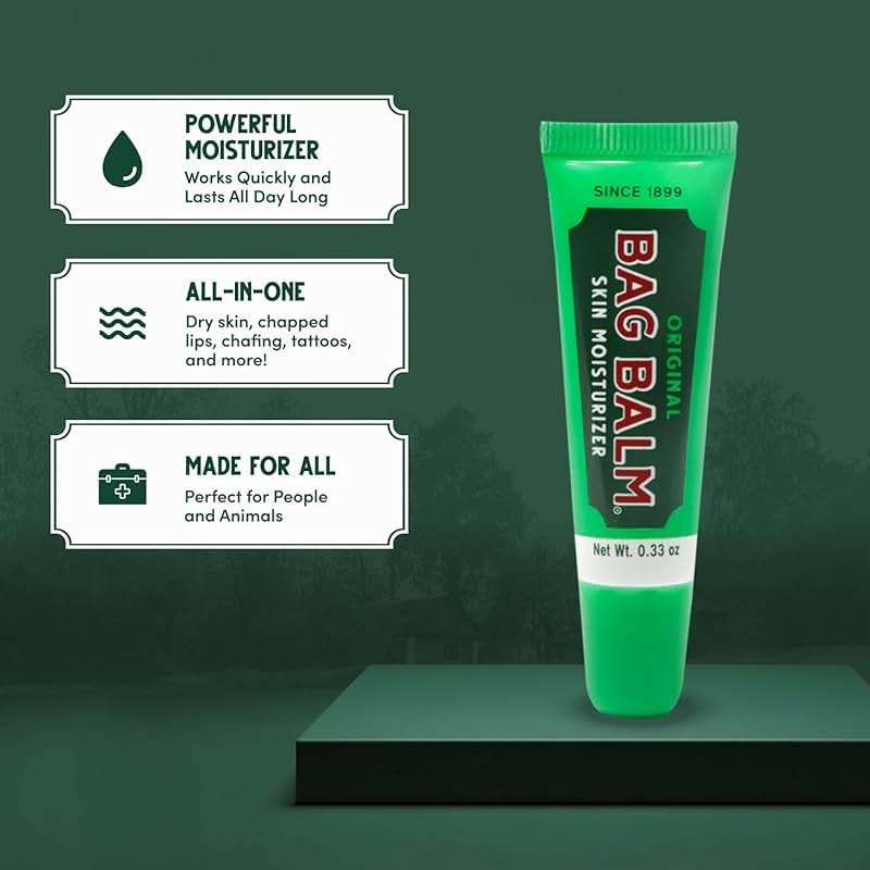 Bag Balm Original Skin Moisturizer Gift Box - 0.33oz, 4 Pack of Lip Balm Tubes - Image 3