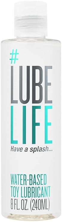 LUBELIFE Water Based Lube – Toy-Safe Personal Lubricant for Men, Women & Couples, Travel Size, Non-Staining, Easy Clean-Up, 8 Fl Oz - Image 1