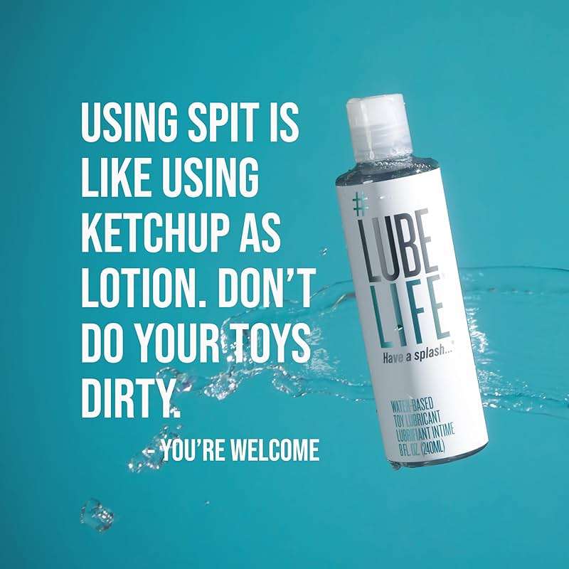 LUBELIFE Water Based Lube – Toy-Safe Personal Lubricant for Men, Women & Couples, Travel Size, Non-Staining, Easy Clean-Up, 8 Fl Oz - Image 6